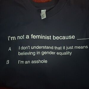 Matt McGorry's “International Women's Day” Tee - Size Small, Color:Midnight Navy
